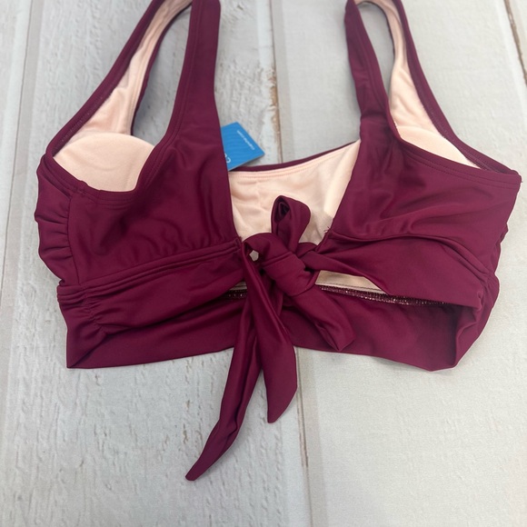 NWT Bikini Top Design with Ruched and Square Neck Tank SIZE M - Picture 10 of 17